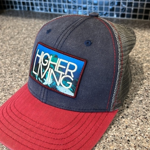 Prana Higher Living Adjustable Adult Trucker Hat - Picture 2 of 7